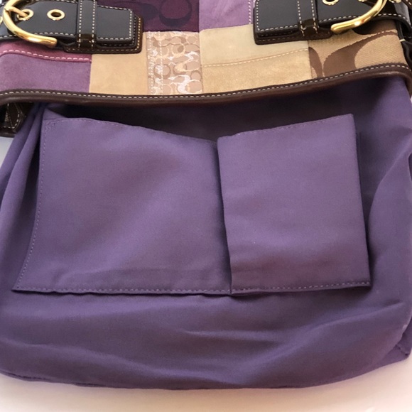 Coach Patchwork Bag Purse New Cond Used Once - Picture 4 of 4